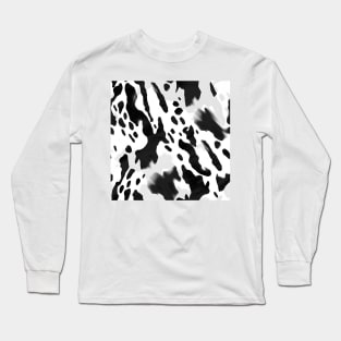 Animal Prints Cow Pattern Long Sleeve T-Shirt